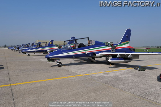 2009-04-15 San Damiano - 50 Stormo 175 PAN - Frecce Tricolori